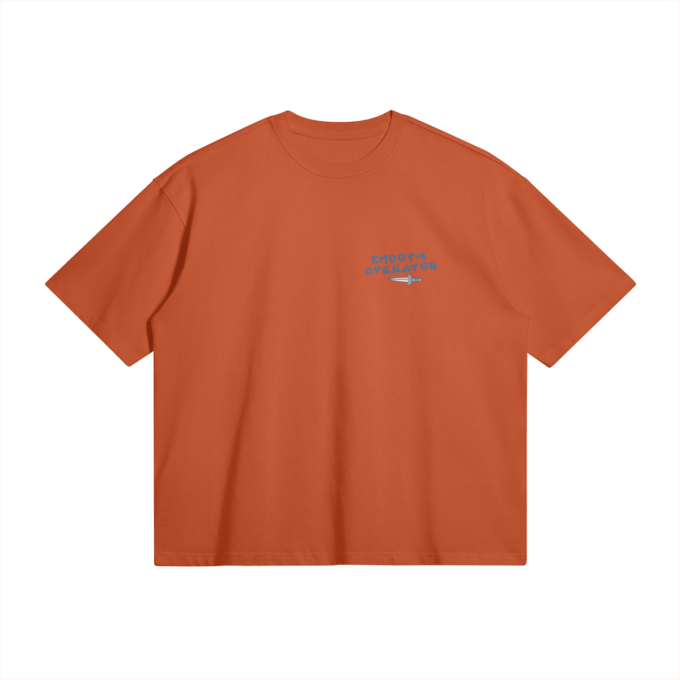 T-shirt Oversize Orange KRAKEN – Image 2