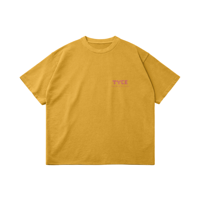 T-shirt Oversize Jaune SHARP AS A KNIFE – Image 2