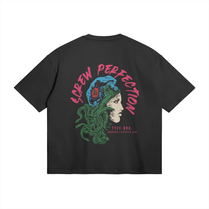 T-shirt Oversize Noir MEDUSA