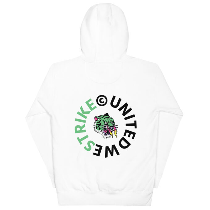 Sweat à Capuche Hoodie Unisexe Jungle Strike Championship Blanc – Image 2